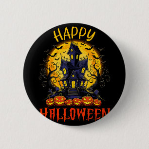 Happy halloween 6 cm round badge