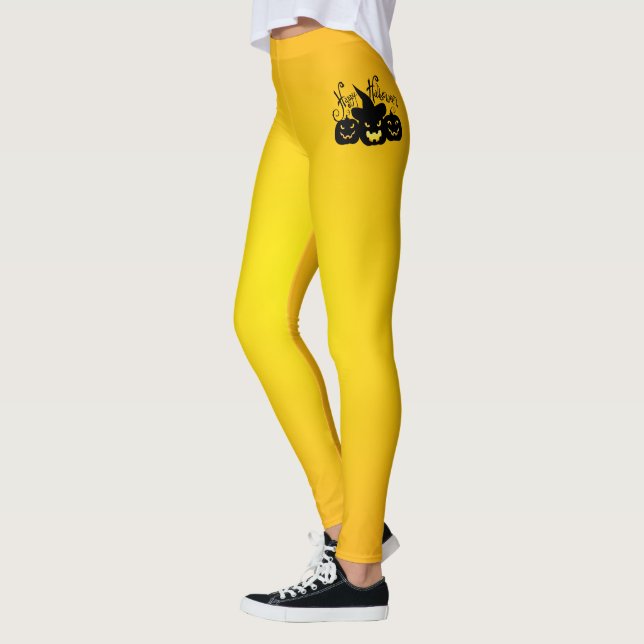 Happy Halloween 8 Options Leggings (Left)
