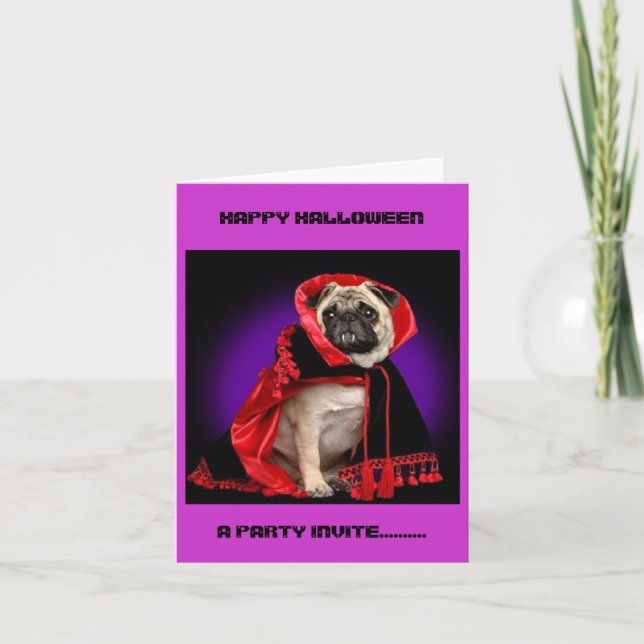 HAPPY HALLOWEEN, A PARTY INVITE...... INVITATION (Front)