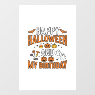 Happy Halloween And My Birthday Vintage Design_1