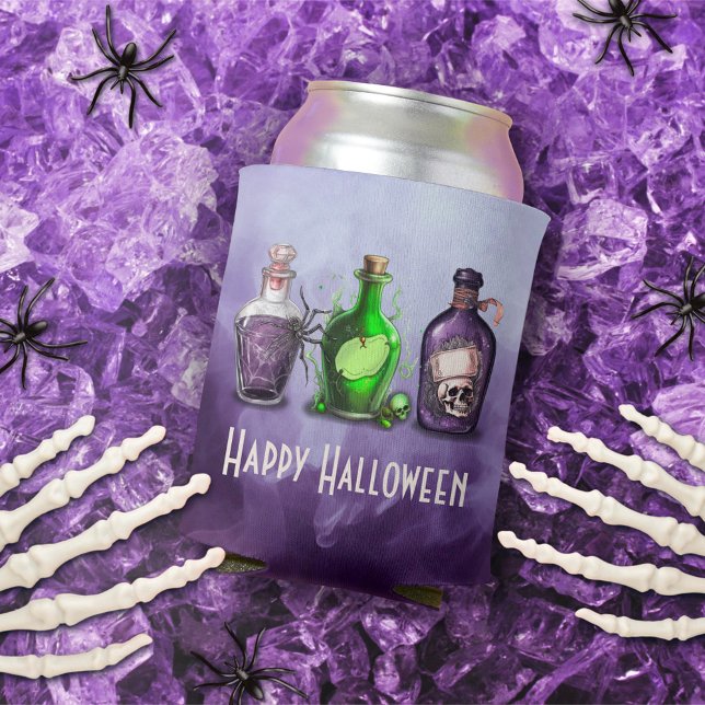 Happy Halloween Apothecary Jar Can Cooler (Creator Uploaded)