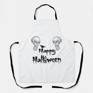 happy halloween apron