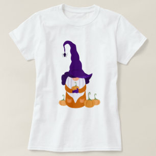 Happy Halloween   Autumn Fall Gnome T-Shirt