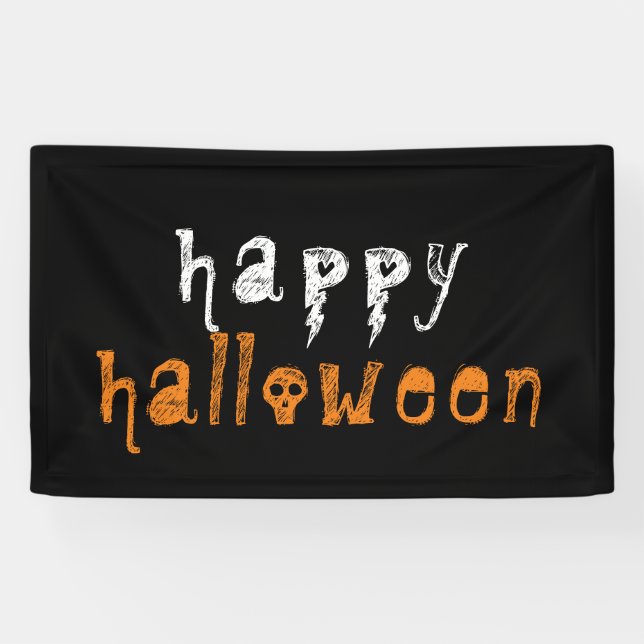 Happy Halloween Banner (Horizontal)