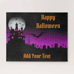 Happy Halloween Bat Jigsaw Puzzle