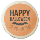 Happy Halloween Bat with Black Name
