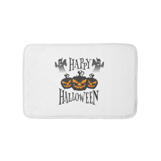 Happy Halloween                            Bath Mat (Front)