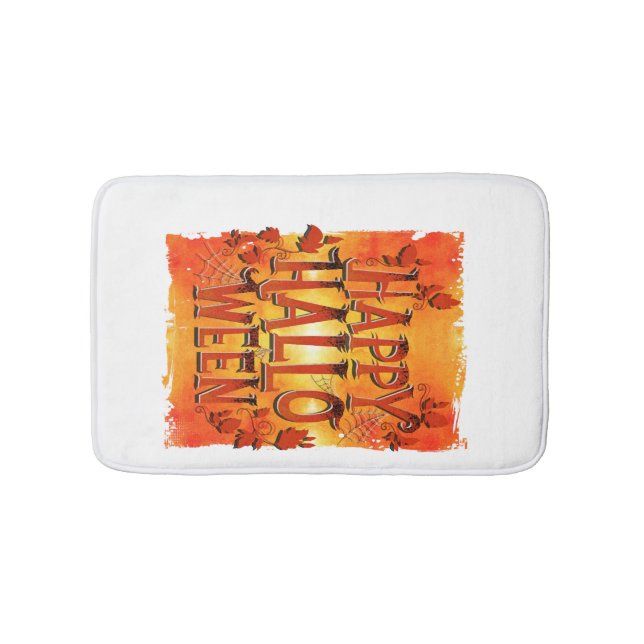 Happy Halloween Bath Mat (Front)