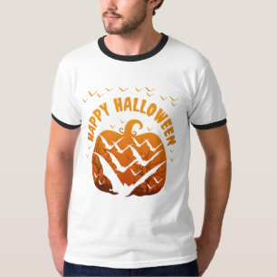 HAPPY HALLOWEEN BATS AND PUMPKIN T-Shirt