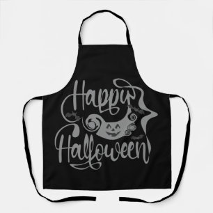 Happy Halloween bats  jack o lantern Apron