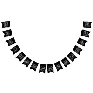 Happy Halloween bats  jack o lantern Bunting