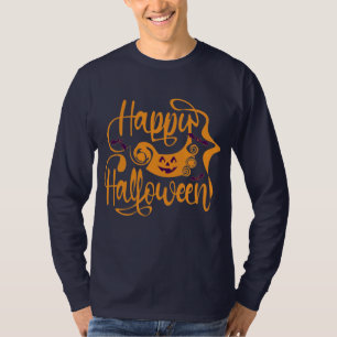 Happy Halloween bats jack o lantern T-Shirt