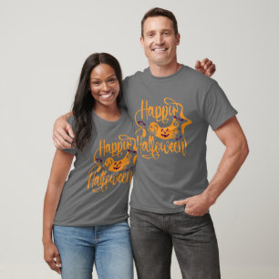 Happy Halloween bats  jack o lantern T-Shirt
