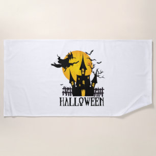 Happy Halloween         Beach Towel