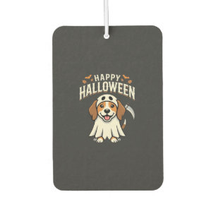 Happy Halloween Beagle Dog Design_1 Car Air Freshener