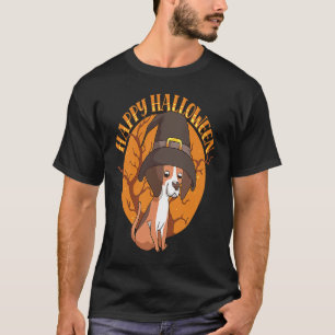 Happy Halloween Beagle Witch Dog Animal Halloween T-Shirt