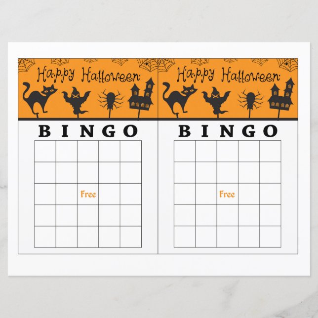 Happy Halloween bingo (Front)