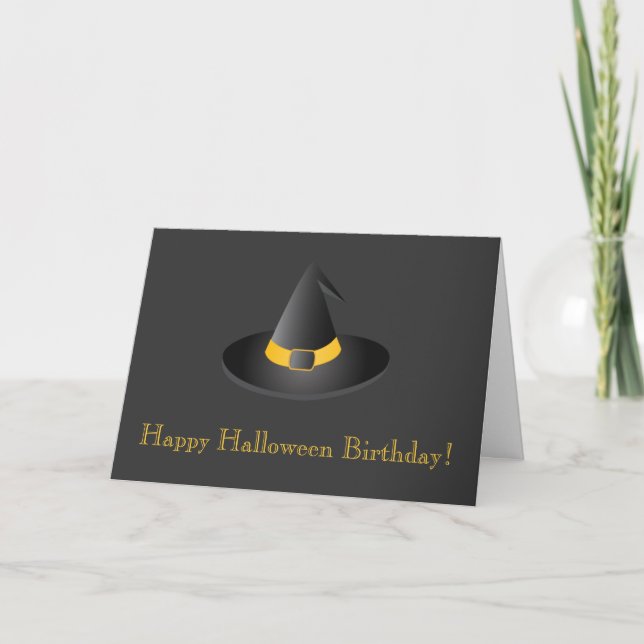 Happy Halloween Birthday! Card (Front)