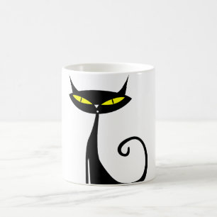 Happy Halloween Black Cat Mug