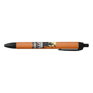 Happy Halloween Black Ink Pen