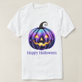 Happy Halloween Black Jack o'Lantern T-Shirt