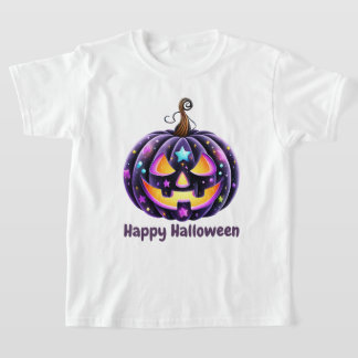 Happy Halloween Black Jack o'Lantern T-Shirt