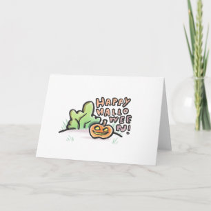 Happy Halloween Blank Greeting Card {Halloween}