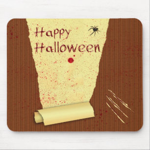 Happy Halloween Bloody Wallpaper Mouse Pad
