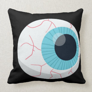 happy Halloween blue eye Cushion
