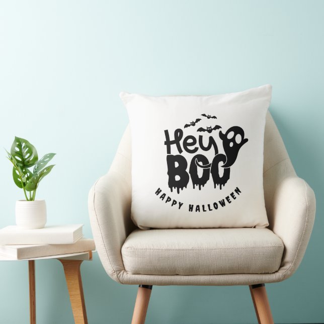 Happy Halloween Boo  Cushion (Chair)