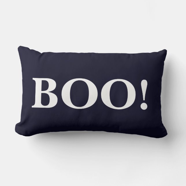 Happy Halloween Boo! Lumbar Cushion (Front)