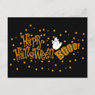 Happy Halloween Boo Postcard