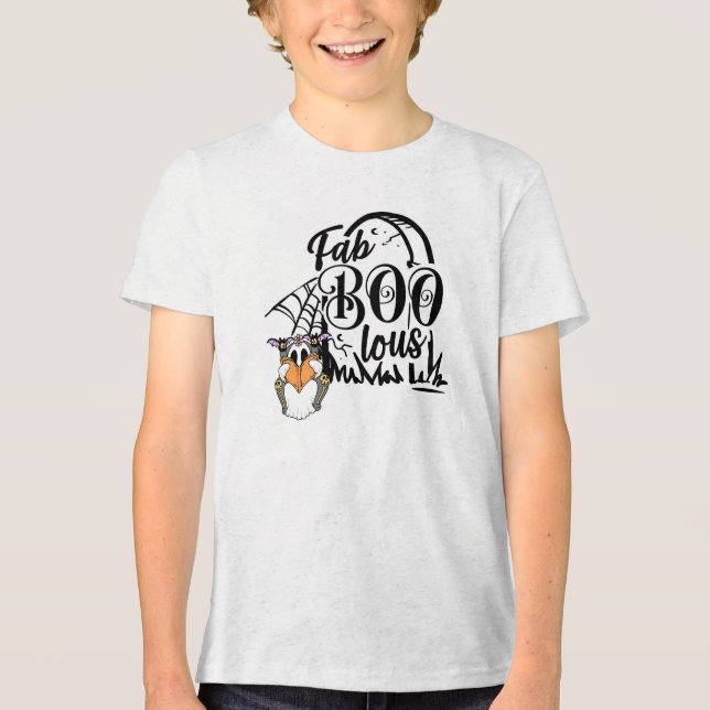  Happy Halloween Boo! Tri-Blend Shirt (Front)