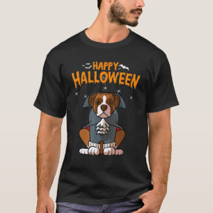 Happy Halloween Boxer Dog T-Shirt