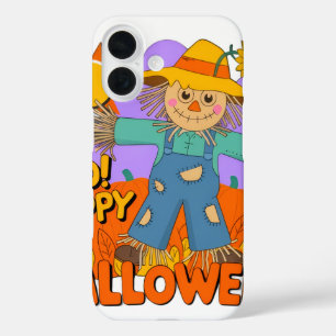 Happy Halloween boy iPhone 16 Case