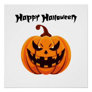 Happy Halloween Brilliant Poster