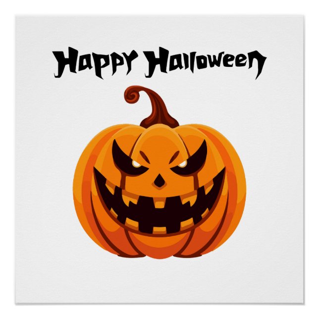 Happy Halloween Brilliant Poster (Front)