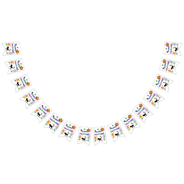 Happy Halloween Bunting Banner (All)