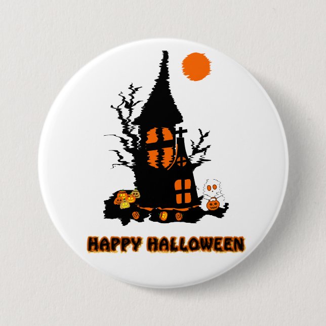 Happy Halloween Button (Front)