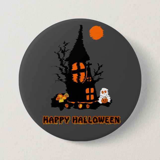 Happy Halloween Button (Front)