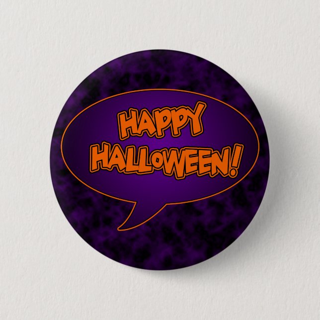Happy Halloween button (Front)