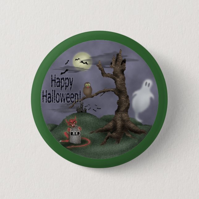 Happy Halloween Buttons (Front)