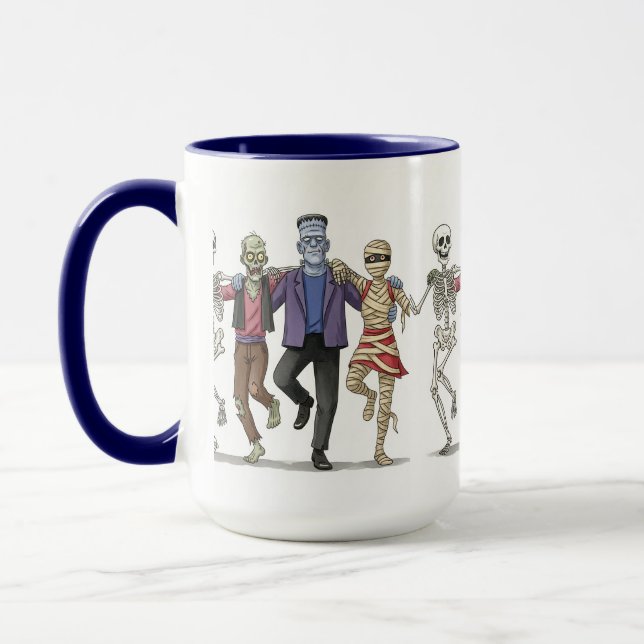 Happy Halloween by Natasha Us Mug (Left)