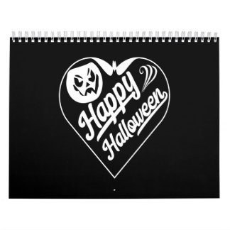 happy halloween calendar