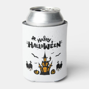 Happy Halloween Can Cooler