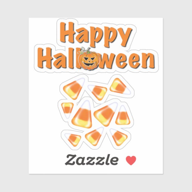 Happy Halloween | Candy corn| pumpkin  (Sheet)