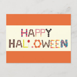Happy Halloween Candy - Cute for kids Postcard