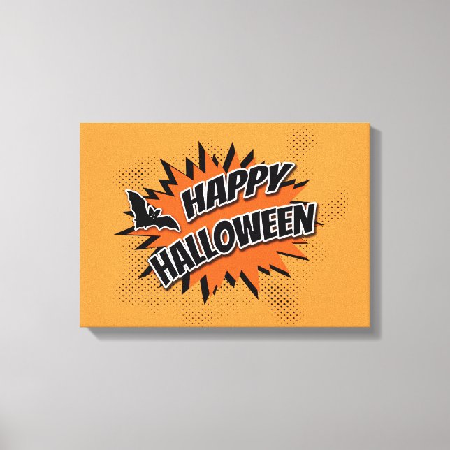 Happy Halloween Canvas Print (Front)