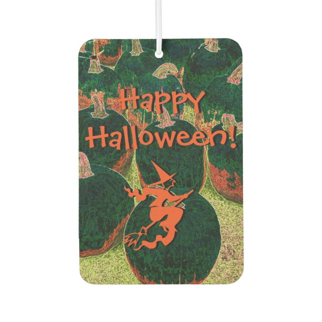 Happy Halloween Car Air Freshener (Front)