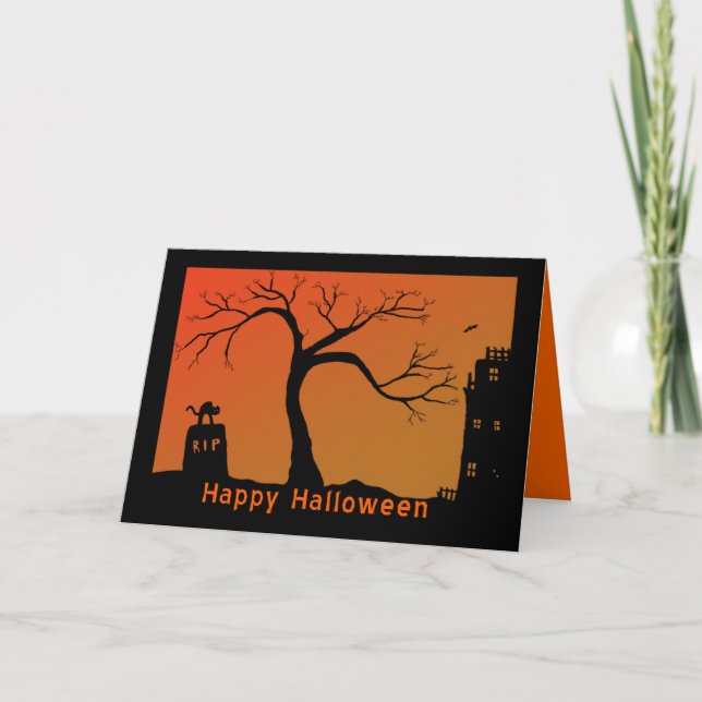 Happy Halloween Card (Front)